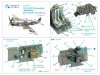 Quinta Studio QD72153 P-47D Thunderbolt Bubbletop 3D-Printed coloured Interior on decal paper (Tamiya) 1/72
